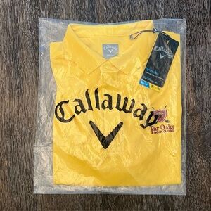 CALLAWAY OptiDri Polo Golf Shirt Far Oaks Golf Club Size L